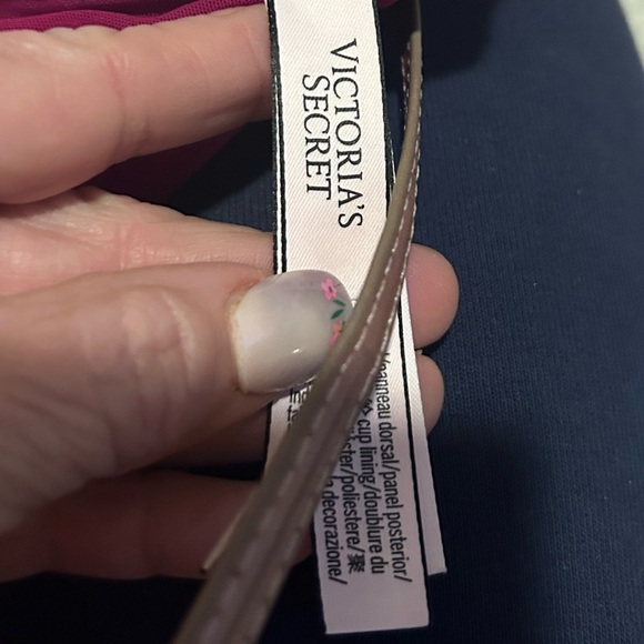 2 Victoria Secret Lined Demi Lace Racerback Front Closure Bra NWOT - Picture 10 of 10